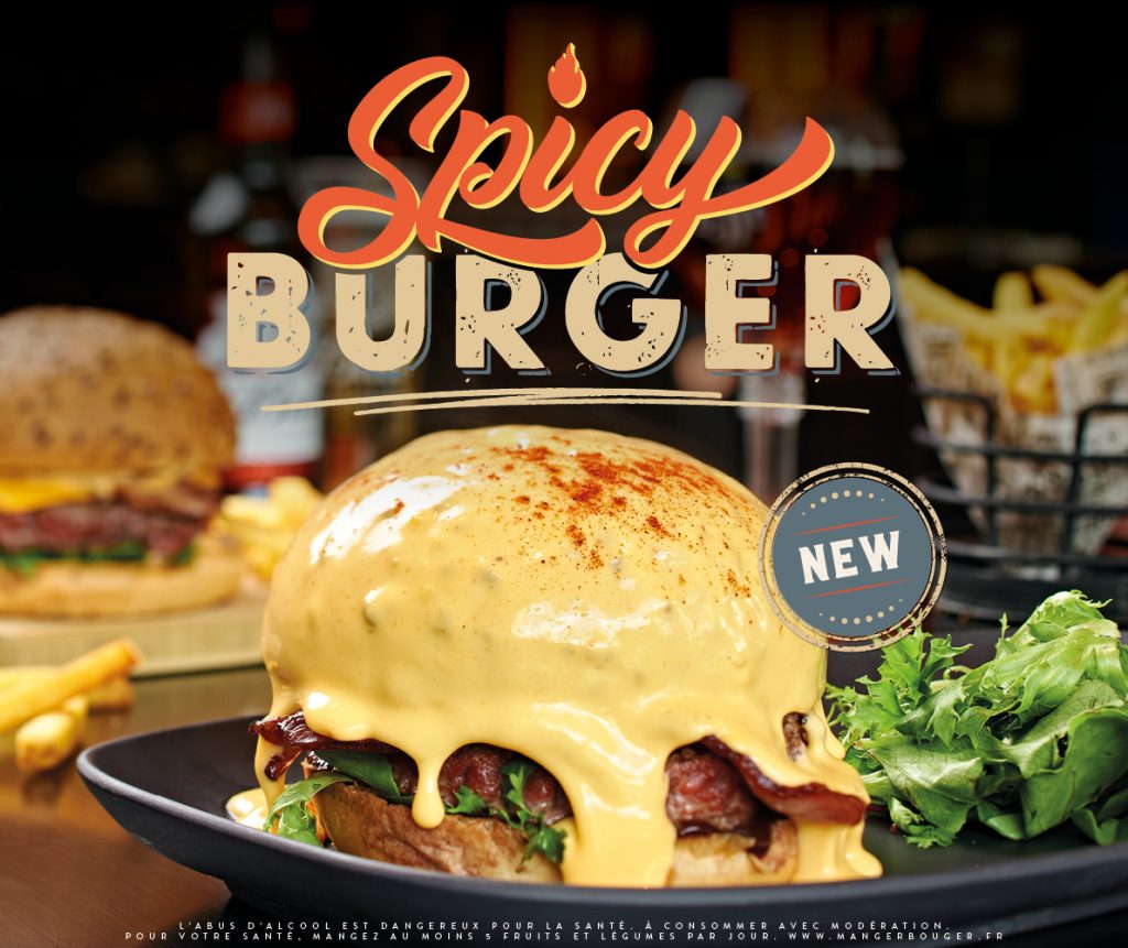 L’ultra-gourmand Spicy Burger !